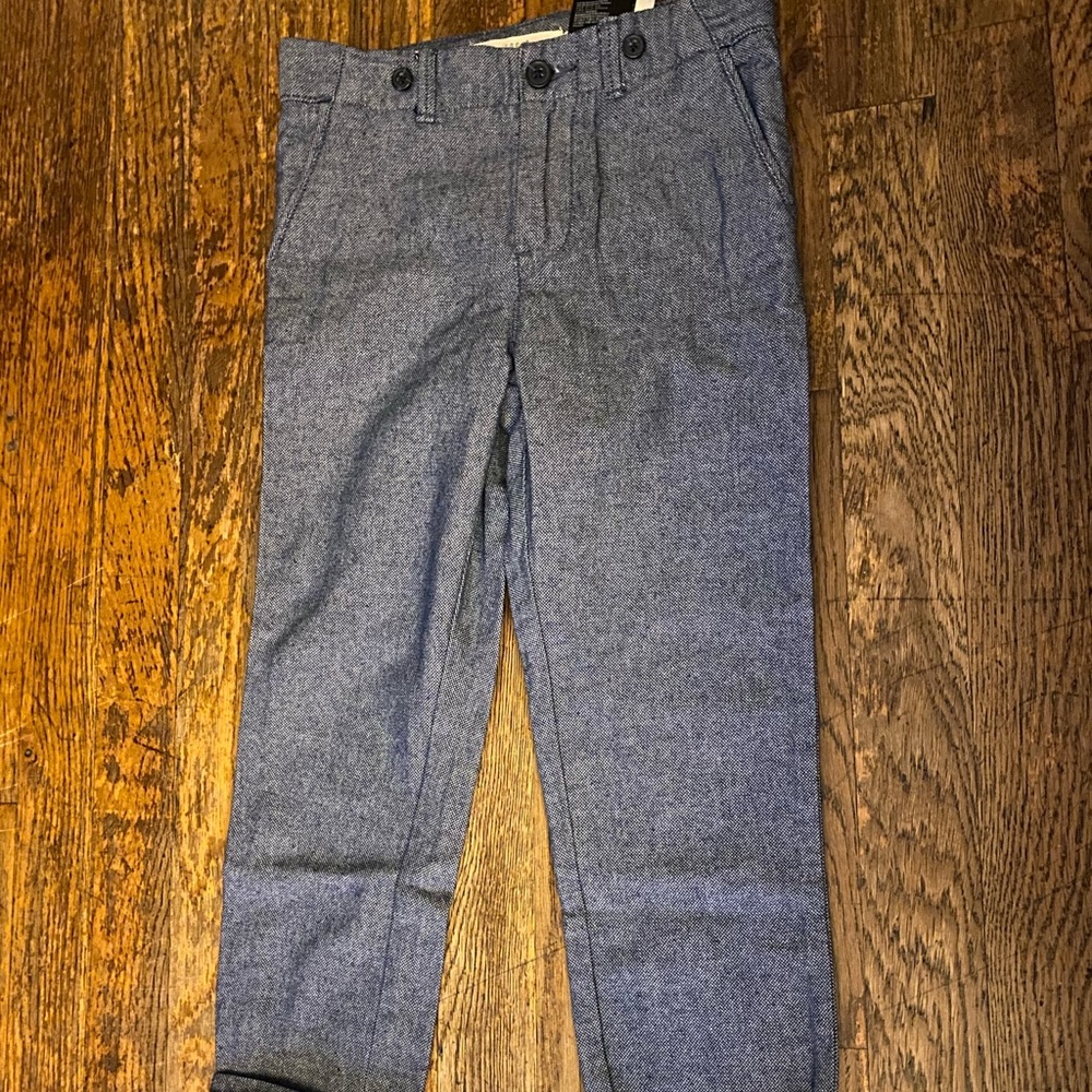 H&M Denim looking slacks - Blue size 6/7